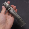 Miniatyrbild 4 av 5: 1st Gentelman Barber Styling Metallkamverktyg Rostfritt stål