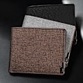 Miniatyrbild 4 av 8: Denim Plånböcker Plånböcker Herr Dam Inlägg Business Foldable Cowhid Gray