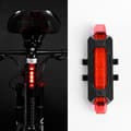 Cykelljus LED vattentät bakljus bakre USB uppladdningsbar B Red
