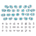 Miniatyrbild 1 av 8: Bakning Form Form Bokstav Fondant Cookie ter Alphabet and Numbe C