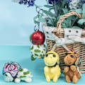 Miniatyrbild 4 av 5: Kawaii Helmet Sea Turtle Keychain e Animal Plush Keychain Chil 04