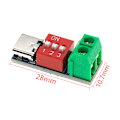 Miniatyrbild 7 av 8: 5-20V PD snabbladdningstestkort USB Typ-C Justerbar PD Trig