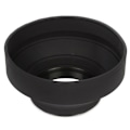 Miniatyrbild 6 av 6: Universal 3-stegs hopfällbar 3-i-1 gummi vikbar motljusskydd Su 49mm