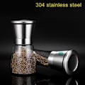 Miniatyrbild 7 av 7: Manual Pepper Grinder With Adjustable Coarse,Mills Salt And Pepper Grinder For Home Kitchen Household Stainless Steel+glass A 2PCS