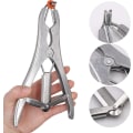 Miniatyrbild 4 av 5: Stainless Steel Castration Pliers - for Cattle, Pigs, Sheep, With 100 Rubber Rings
