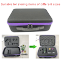 Miniatyrbild 6 av 7: Tools Storage Box DIY Foam Camera Lens Shockproof Bag Travel Tool Box Outdoor EVA Zipper Fishing Case Electric Accessories No.8 2 layers
