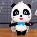 Miniatyrbild 3 av 5: Babybus Panda Plush Baby Bus Toys Kiki Miu Panda Plushie Cartoon Animal Stuffed Dolls Toy Children Girls Birthday Gift Bmiumiu 22cm