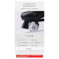 Miniatyrbild 5 av 5: White Black Pu Leather Roller Skates Shoes Patins 2 Line Sliding Inline Quad Skating Sneakers Training 4 Wheels Size 34-45 Flash wheel 2 41