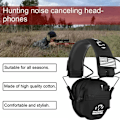 Miniatyrbild 6 av 7: 2024 Tactical Electronic Shooting Earmuff Anti-noise Headphone Sound Amplification Hearing Protection Headset Foldable 2PCS