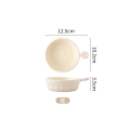 Miniatyrbild 6 av 6: Nordic Multifunctional Circle Dipping Dish Bone Plate Household Hot Pot Seasoning Dish Dumpling Bowl Ceramica Snack Dishes colour mixture 5ps