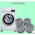 Miniatyrbild 4 av 4: Style 2 - Vibrationsdämpande fötter till tvättmaskin/torktumlare 4 st. grå