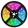 Miniatyrbild 4 av 6: 5 Meter - LED-Strip Lights med RGB / Ljusslinga / LED-list multifärg