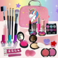 Miniatyrbild 1 av 6: Unicorn Makeup set för barn, smink set för barn, sminkväska, make up set för tjej 3+ år