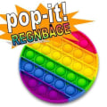 Miniatyrbild 4 av 4: 2-pack Pop It Fidget Toy Original - Regnbåge - CE Godkända multifärg one size
