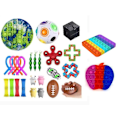 Miniatyrbild 1 av 3: 26st Fidget Pop it Toys Set pack för barn och vuxna