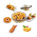 Miniatyrbild 7 av 8: 3st Air Fryer Rack Airfryer Korg Fack Rostfritt stål - Round Silver