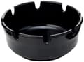 Askebeger Firkantet - Rund Plast - Svart, 10 * 4.5CM