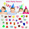 Pikkukuva 2 / 5: 100 kpl Lasten Juhlapalveluksia 4-8-vuotiaille, Squishy Lelu Aarrearkku Lelut Kawaii Squishies Stressiä Lievittävät Squishy Fidget Lelut