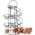 Miniatyrbild 2 av 5: Äggdispenser Spiralförvaring, Metalljärn Spiral Äggställ Äggställ