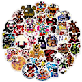 Pikkukuva 3 / 5: Video Game Roblox -tarrat | 50 vinyylitarraa Five Nights At Freddy's