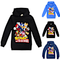 Miniatyrbild 2 av 3: Pojkar Sonic The Hedgehog Sport Barn Hoodie Svart black 150 cm