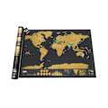 Miniatyrbillede 1 af 3: Scratch Map Deluxe Version - Skrabekort Multicolor multifärg
