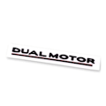 Miniatyrbillede 1 af 5: For YXS Twin Engine Emblem - 3D Twin Engine Badge Mærkat Dekoration Performance Badge Tilbehør