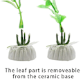 Miniatyrbillede 7 af 7: 3-pak store akvarieplanter kunstige plast fisketank planter høje akvarium tilbehør simulering falske hydroponiske planter dekoration
