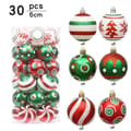 30 Julkulor Red-Green