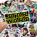 Pikkukuva 3 / 5: 50 kpl Star Wars -tarroja Kannettavan tietokoneen tarra Vedenpitävä vinyylitarra Autotarra Moottoripyörä Pyörä Matkatavarat Tarra Graffititarrat Skeittilauta Tarra