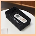 Miniatyrbillede 1 af 2: 6581-2712-BLK Vævet Rem Lille Hylde Taske Sort