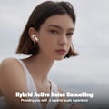 Miniatyrbilde 3 av 6: Earpods Pro Hodetelefoner med Bluetooth 5.0, Trådløse Bluetooth-hodetelefoner med Smart Touch Screen-etui, Klar Samtaleutjevning for iOS & Android Hvit