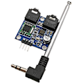 Miniatyrbilde 2 av 5: TEA5767 Stereo FM Radio Modul med 76-108MHZ Teleskopisk Antenne for Arduino