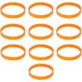 10-pak 1900B tandremme til elektrisk høvl, 9,6 mm bredde, orange