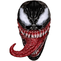 Miniatyrbillede 2 af 5: Venom Maske Latex Maske Cosplay Lang Tunge Cosplay Julefilm
