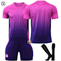 Miniatyrbillede 1 af 5: 2024 Tyskland borta nr 13 Muller EM-tröja 7 Havertz 8 Kroos fotbollströja barn pojke overall No number socks(XXXL,No number socks)
