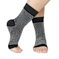 Miniatyrbillede 1 af 5: Neuropati Strømper Soothe Relief Kompressionsstrømper SVART S/M Sort(S/M,Sort)