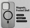 Tech Protect iPhone 16 Cover med MagSafe MagSlim (Gennemsigtig Sort)