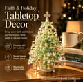 DIY Beaded Christmas Tree Kit, Christmas Tree Bead Set, Handmade Christmas Decoration Kit Faith and Holidays