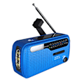 Miniatyrbilde 1 av 5: Vind opp radio håndsveiv solcelle radio bærbar overlevelse nødradio AM/FM/SW med USB telefonlader batteriradio dynamo radio med lommelykt