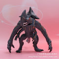 Miniatyrbild 3 av 11: Pacific Rim Wanderer Docka Vit Orm Hat Lingbei Sköldpadda Lie Huvud Mecha Monster Docka Modell Ornament Pacific Rim - Velociraptor