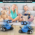 Miniatyrbild 5 av 9: Uppladdningsbar Emo-robot med dansrörelser & LED-ögon, fjärrkontroll för barn 5+