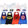 Miniatyrbilde 1 av 5: Superhelt Cosplay Kapper + Øyemaske for barn Halloween Kostyme Flash Flash flash Cloak + eye mask