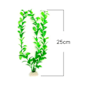 Miniatyrbillede 4 af 7: 3-pak store akvarieplanter kunstige plast fisketank planter høje akvarium tilbehør simulering falske hydroponiske planter dekoration