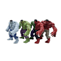 Miniatyrbild 2 av 4: 4-pack Superhjälte Hulk Figur Leksak Flerfärgad Hulk Actionfigurer Samlarobjekt Modell Leksaker Barn Pojkar Gåvor