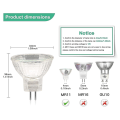 Miniatyrbilde 4 av 5: Mr11 halogenlampor (pakke med 12 stk), Gu4 halogenlampe 12v 20w, Mr11 Gu4 dimbar glødelampe deksel for taklampe