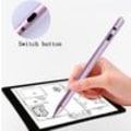 Miniatyrbilde 3 av 6: Stylus, nettbrett penn, universal berøringsskjerm penn. Passer for smarttelefoner, nettbrett, Apple iPhone/iPad oppladbar (rosa)