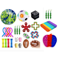 Miniatyrbilde 1 av 3: 29 stk. Fidget Pop it Leker Sett pakke for barn og voksne 250