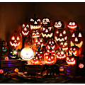 Pikkukuva 4 / 5: Halloween Kurpitsavalot Ulkokäyttöön Kurpitsakoristeet orange