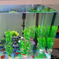 Miniatyrbillede 2 af 7: 3-pak store akvarieplanter kunstige plast fisketank planter høje akvarium tilbehør simulering falske hydroponiske planter dekoration